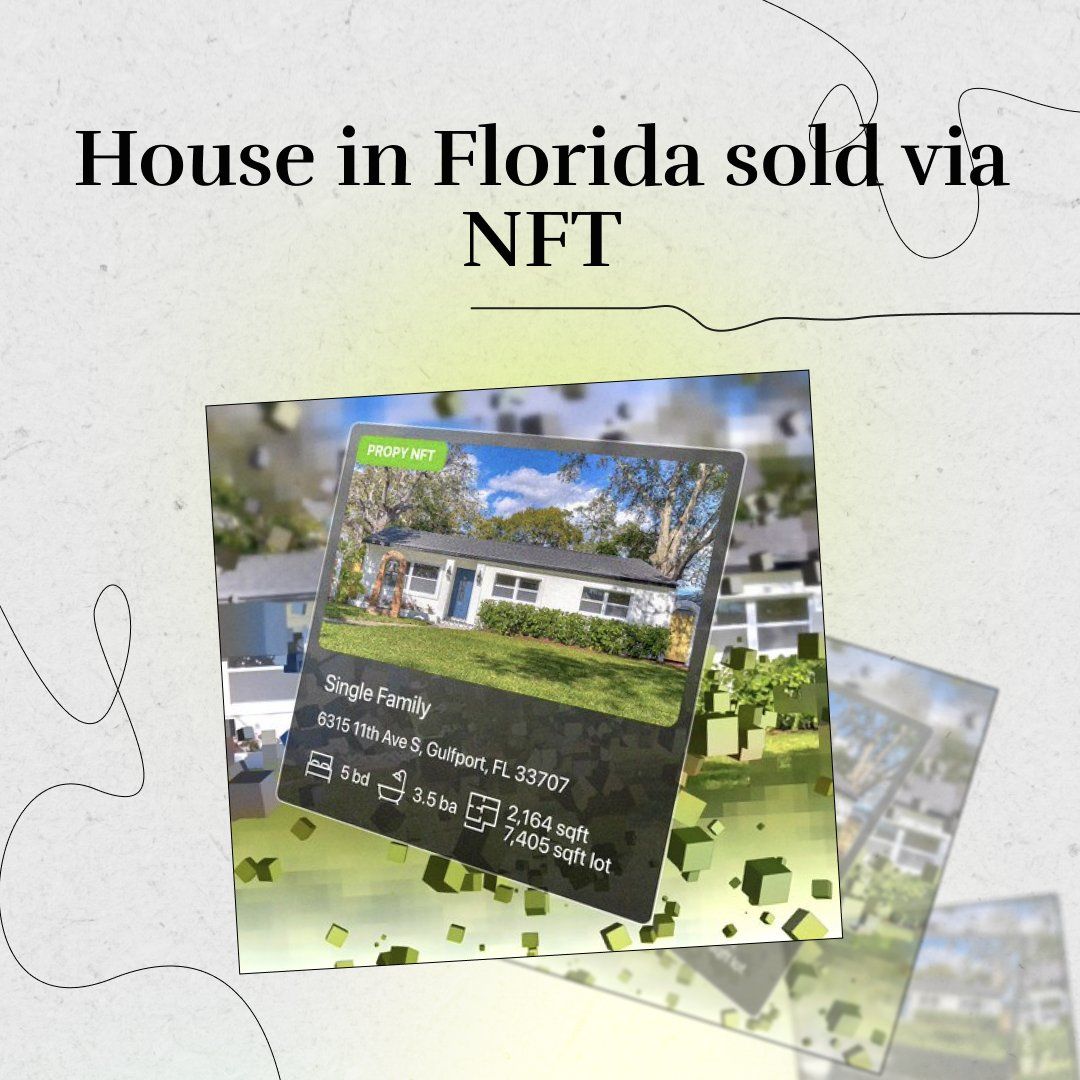 First Home Sale in US using NFT’s